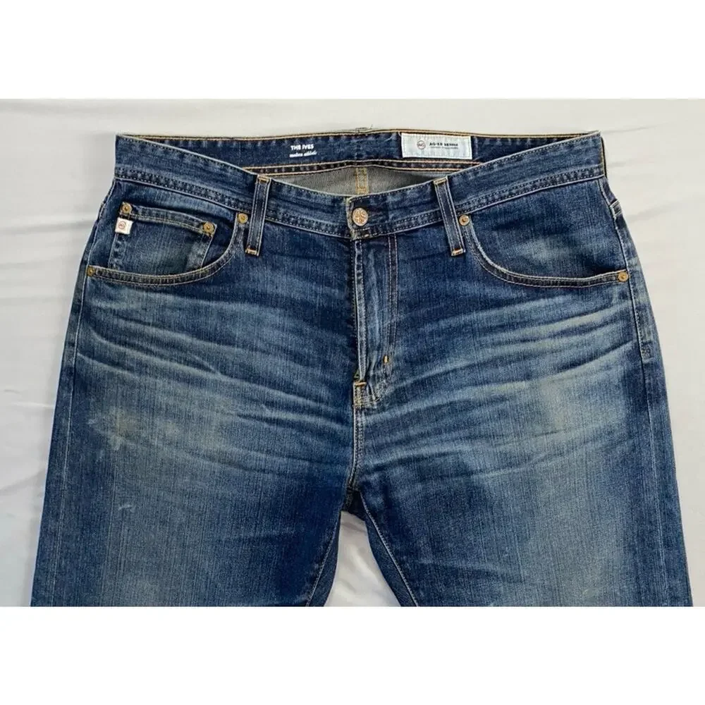 AG AG-ED Denim The Ives Modern Athletic Stretch Denim Jeans. Tag 34R, 36X27.5 - Picture 5 of 9
